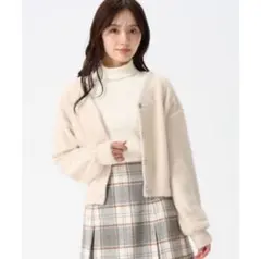 【新品】31 Sons de mode シャギーカーディガン ベージュ