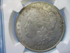NGC MS63』モルガンダラー銀貨(1881年)S - メルカリ
