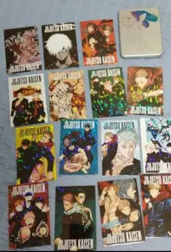 呪術廻戦 缶入りホロカード セット 未開封 デジタル版 少年ジャンプ 定期購読者限定 呪術廻戦 缶入り