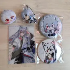 カラフルピーチ 直筆イラスト缶バッチ どぬく 5点セット