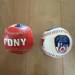 FDNY 記念ボール 赤と白