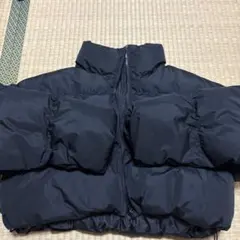 ブラックショートダウンジャケット