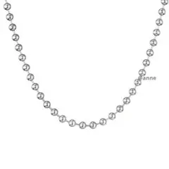 ネックレス ボールチェーン ４mm シルバー ステンレス 新品 シンプル