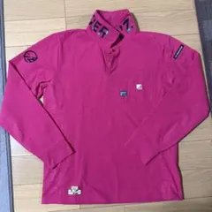 新品 I'Z FRONTIER/アイズフロンティア 長袖ポロシャツ M ピンク