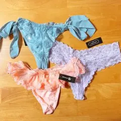 エメフィール Tバック ショーツ Lサイズ 3枚セット