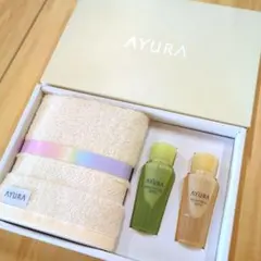 【未使用・未開封】AYURA入溶剤・綿100%タオルセットのサムネイル