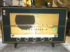 昭和レトロ　真空管ラジオ　完全オーバーホール済み　ナショナル　マジックアイ 昭和レトロ 真空管ラジオ 完全オーバーホール済み ナショナル マジック