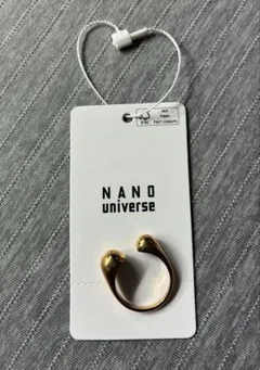 最終お値下げ！！☆NANO UNIVERSE ゴールドオープンデザインリング☆のサムネイル