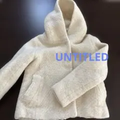 交渉okです！　UNTITLED フード付きアイボリージャケット サイズ2