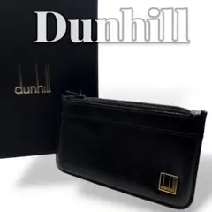 Dunhill レザー ブラック メンズ コインケース 7676