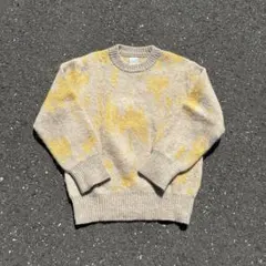 LOEFF 5ダメージ 加工 クルーネックニット ブラック 木村拓哉 | Mercari