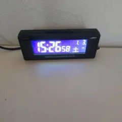 電波時計 カシムラ AK-212 USB電源 LED