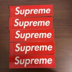 Supreme ボックスロゴ ステッカー 5枚セットのサムネイル