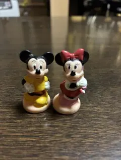 ディズニー　ミッキー　ミニーマウス　フィギュア　レトロのサムネイル