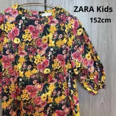 【ZARA Kids】 花柄ワンピース　チュニック　140cm 150cm