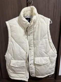 niko and... アイボリー キルティングダウンベスト M
