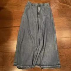 GU デニム ロングスカート Mサイズ