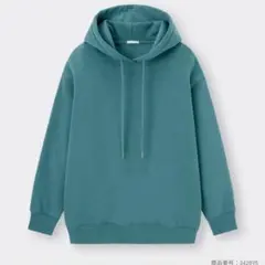 GU オーバーサイズスウェットプルパーカー 長袖 トレーナー 裏起毛 XL