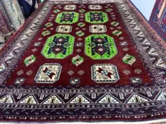 ペルシャ絨毯 手織り 310x210バクティヤリ産 クリーニング済 persia
