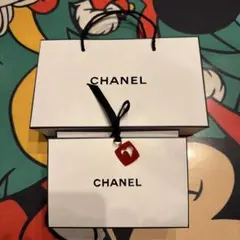 CHANEL ギフト袋 ハート型チャーム付き　2026 美品✨