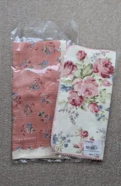 LAURA ASHLEY 　ローラアシュレイ　花柄　レディース　ハンカチ