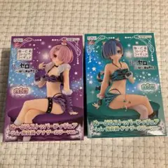 リゼロ　ぬーどるストッパーフィギュア　鬼衣装　レム＆ラム  2種セット