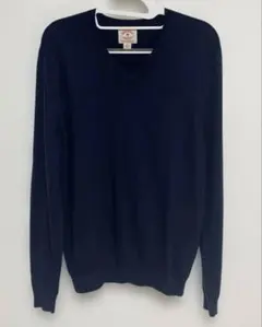 超美品⭐️ブルックスブラザーズ　メリノウール ニット　ロゴ付き
