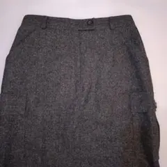 Les Copains レ・コパン グレー ツイード スカート 42サイズ