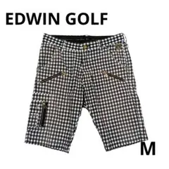 【美品】EDWIN GOLF エドウィン メンズ ゴルフ ハーフパンツ M