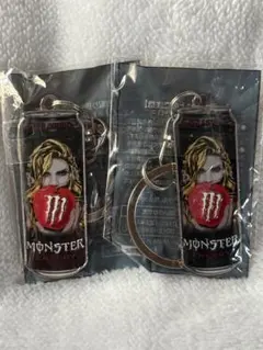 Monster Energy Bad Apple キーホルダー 2個セットのサムネイル