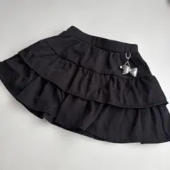 チャーム付き⋆*フリルスカート＊ブラック
