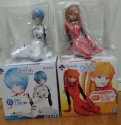 一番くじ　エヴァンゲリオン　レイ　アスカ　フィギュア
