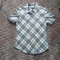 BURBERRY チェック柄 半袖シャツ Lサイズ