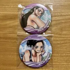 ワンピース コレクション缶バッジ SUMMER ロビン 2種 セット