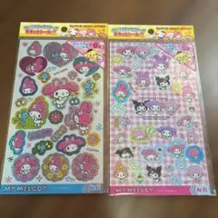 サンリオキャラクターズ　キラッとシール　マイメロ　クロミ　ホログラムシール