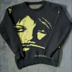 ニット ストリート 海外ストリート y2k 顔面 ニット たばこ ユニセックス