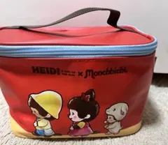 美品★限定　アルプスの少女ハイジ×モンチッチ　バニティポーチ