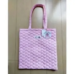キルティングトートバッグ おぱんちゅうさぎ しまむら ピンク 可哀想にのサムネイル