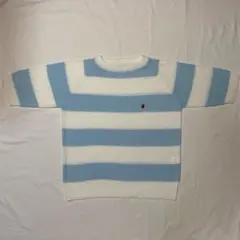 vintage A BATHING APE acrylic knit ボーダーのサムネイル