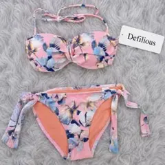 タグ付き✨Defilious セパレート 水着 花柄 9号/M 定価18700円のサムネイル