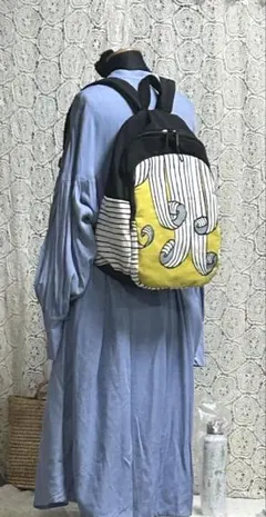 専用 ミナペルホネンハーフハンドメイド本革リュック - メルカリ