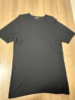 エンポリオ・アルマーニ テクスチャーTシャツ ブラック