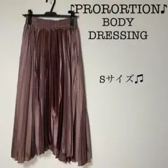PROPORTION プロポーション シャイニープリーツスカート ピンク S
