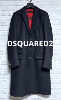 Dsquared2 チェスターコート DSQUARED² ブラック ウール チェスターコート サイズ40 - メルカリ