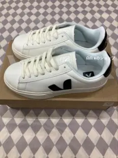 未使用】VEJA CAMPO LEATHER ホワイト ブラック24センチ - メルカリ