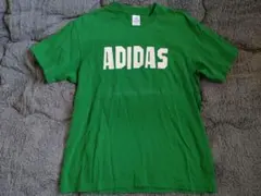 adidas 緑 Tシャツ US - Mサイズ 日焼け跡あり