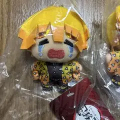 我妻善逸　泣き顔　キーホルダー ぬいぐるみ　マスコット