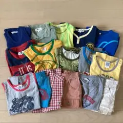 まとめ売り16点・男の子・夏物・Tシャツ・タンクトップ・パンツ・120〜140のサムネイル