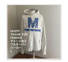 M ダメージ加工　プルオーバーパーカー　M×HTCのサムネイル