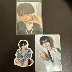 なにわ男子 HARD WORK ファミクラ トレカ フレークシール　大西流星